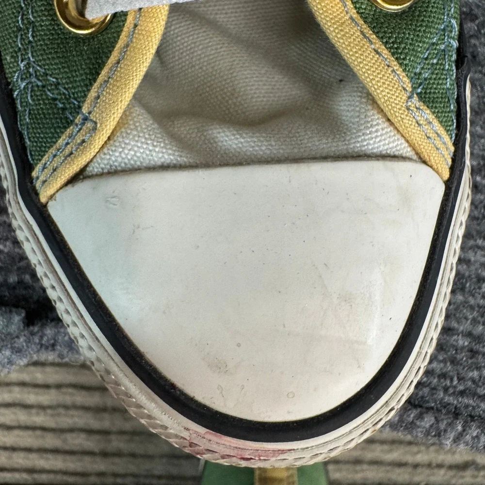 Converse Chuck Taylor All Star Low Top Green Yellow 152621C Mens 6.5 Womens 8.5